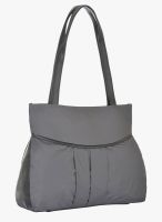 FOSTELO Grey Polyurethane (Pu) Handbag