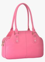 FOSTELO Pink Polyurethane (Pu) Handbag