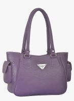 FOSTELO Purple Polyurethane (Pu) Handbag