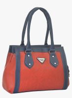 FOSTELO Red/Blue Polyurethane (Pu) Handbag