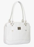 FOSTELO White Polyurethane (Pu) Handbag