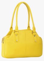 FOSTELO Yellow Polyurethane (Pu) Handbag