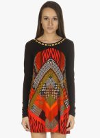 Label Ritu Kumar Multicoloured Printed Shift Dress