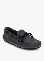 Language Blue Moccasins