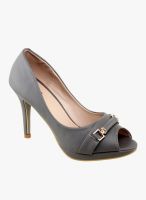 Shuz Touch Grey Peep Toes