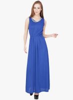 SVT ADA Collection Blue Printed Maxi Dress