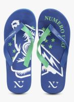 Numero Uno Blue Flip Flops