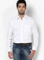 Cotton County Premium Solid White Formal Shirt