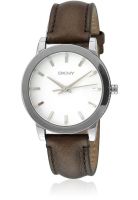 DKNY NY8320 Brown/White Analog Watch