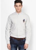 Ed Hardy Ivory Casual Shirt