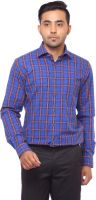 FA French America Men's Checkered Formal Multicolor Shirt