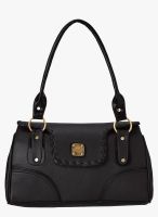 FOSTELO Black Polyurethane (Pu) Handbag