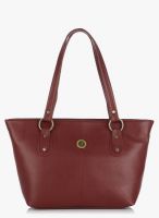 FOSTELO Maroon Polyurethane (Pu) Handbag