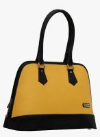 FOSTELO Yellow Polyurethane (Pu) Handbag