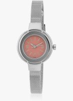 Fastrack 6113Sm03 Silver/Brown Analog Watch