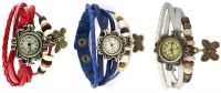 H.P.D Butterfly Combo Bracelet Look Analog Watch - For Girls, Women