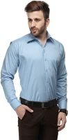 Koolpals Men's Solid Formal Blue Shirt