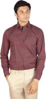 Kriss Men's Checkered Casual Red Shirt