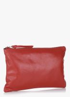 MANGO-Outlet Red Clutch