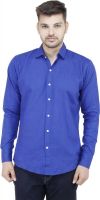 Movitex Men's Solid Casual Reversible Blue Shirt