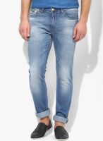 Numero Uno Blue Mid Rise Regular Fit Jeans