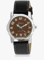 Olvin Quartz 1516 Sl05 Brown Analog Watch