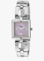 Olvin Quartz 1646 Sm10 Silver/Purple Analog Watch
