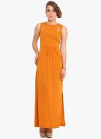 Pera Doce Yellow Embroidered Maxi Dress