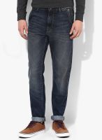 Peter England Blue Mid Rise Slim Fit Jeans