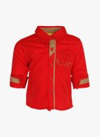 Playdate Red Casual Shirt