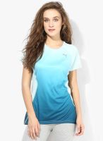 Puma Ignite S S Blue T Shirt
