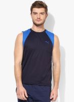 Puma Sl Tee 2 Navy Blue Training Round Neck T-Shirt