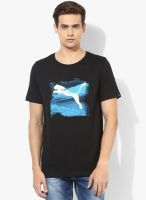 Puma Summer Graphic Logo Black Tee