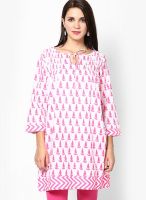 Rangriti Pink Printed Kurtis