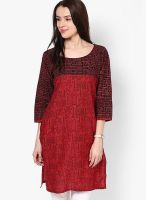 Riya Red Printed Kurtis