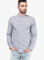 Selected Grey Slim Fit Casual Shirt