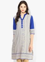 Shree Blue Printed Kurtis