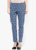 Sisley Blue Printed Chinos