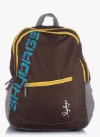Skybags Neon 01 Brown Backpack