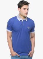 Sobre Estilo Blue Solid Polo T-Shirt