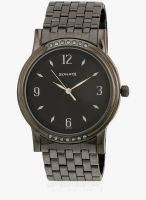 Sonata 7108Qm01 Black/Black Analog Watch