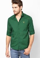 Spykar Green Casual Shirt