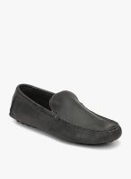 Steve Madden Footerr Black Moccasins