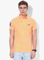 Superdry Orange Polo T-Shirt
