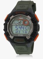 Timex T49972-Sor Green/Grey Digital Watch