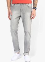 Tom Tailor Grey Mid Rise Skinny Fit Jeans