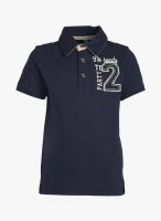 United Colors of Benetton Navy Blue Polo Shirt
