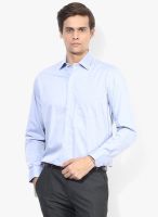 Van Heusen Light Blue Solid Slim Fit Formal Shirt