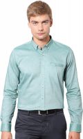 Van Heusen Men's Solid Formal Green Shirt