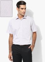 Van Heusen Red Slim Fit Formal Shirt